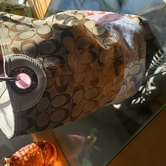 Coach Signature Y2K Patchwork Handbag - Picture 4 of 13